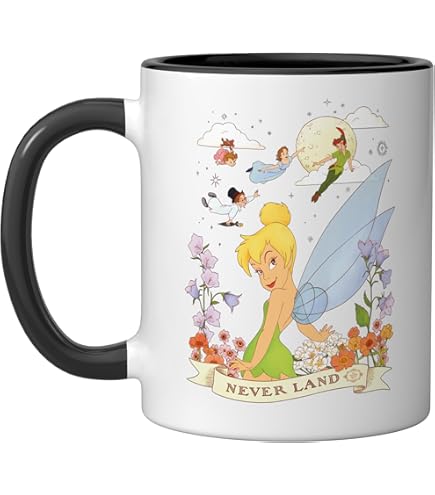 Amazon.com | Disney Tinker Bell Animation Mug – Peter Pan: Coffee